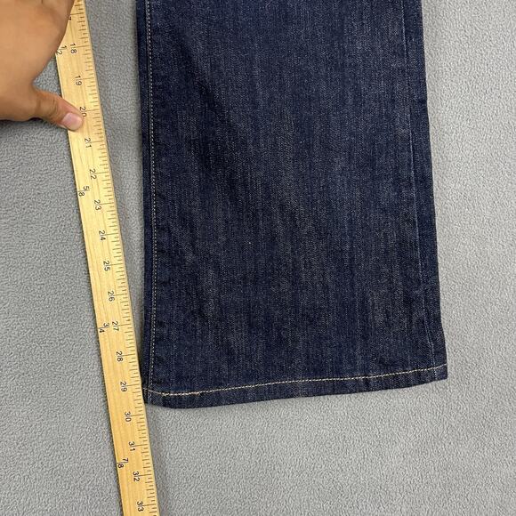 Levi's 515 Jeans Womens 14 Blue Boot Cut Stretch Dark Wash Western Rodeo - Picture 11 of 12